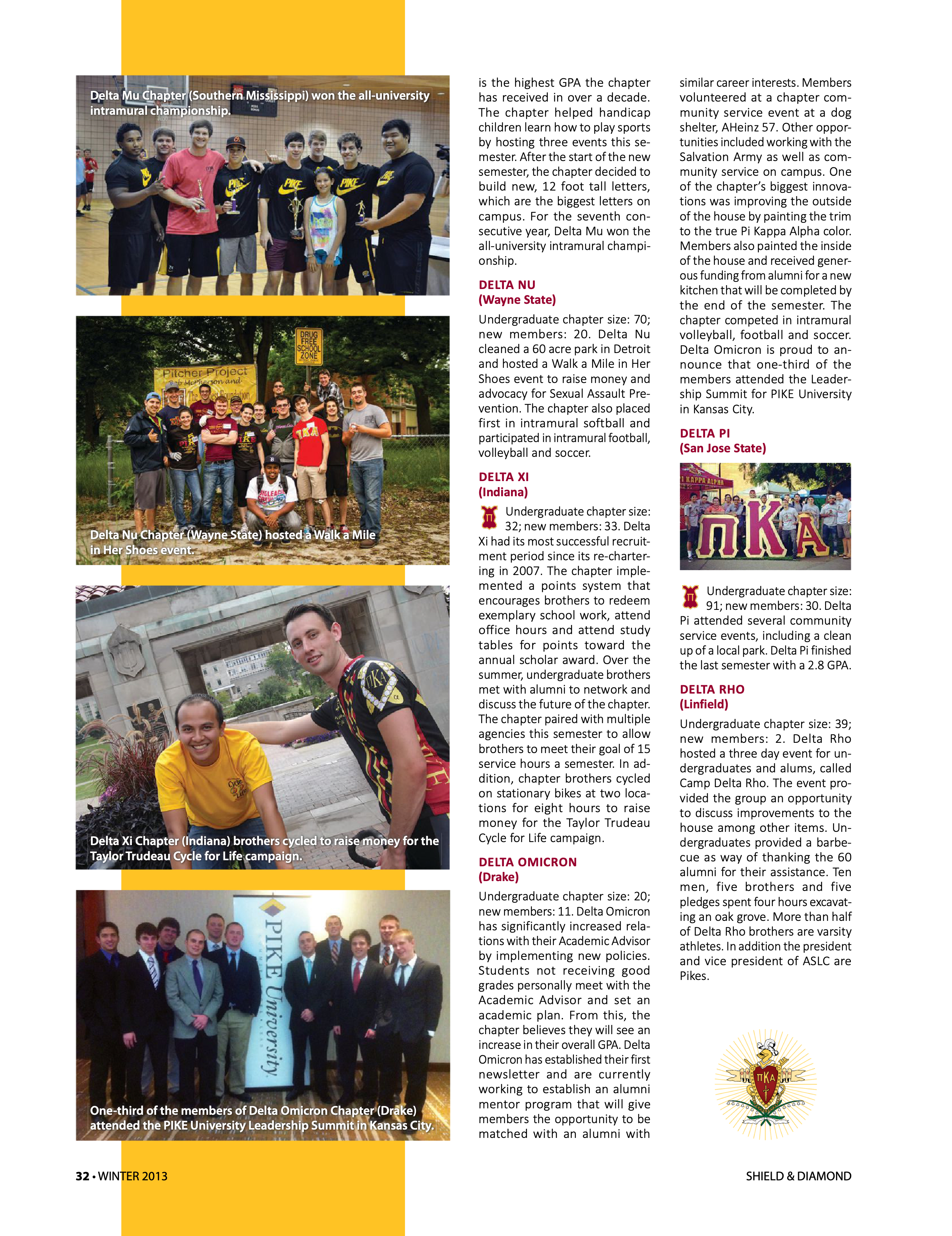 Chapter Notes, Continued 3, Winter 2013